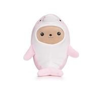 UKToyworld Peluche Kawaii Squashy Rose 30,5 cm Ours en peluche Dauphin Rose pastel Costume Ours en peluche