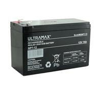 Uktramax Batterie plomb NP7-12 12 V 7 Ah ultra max rechargeable NP9-12, NP6-12