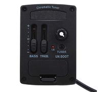 Ukulélé 2 bandes amplificateur égaliseur égaliseur préampli micro accessoires ukulélé Fournitures De Ramassage