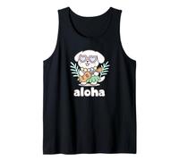 Ukulélé Aloha pour chiot Kawaii Débardeur