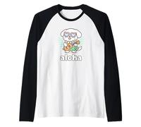 Ukulélé Aloha pour chiot Kawaii Manche Raglan