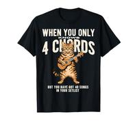 Ukulélé Amusant à Quatre accords pour Musicien T-Shirt