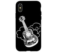 Ukulélé amusant Instrument de luth Ukulelist Coque pour iPhone X/XS