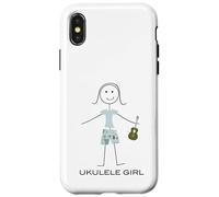 Ukulélé Amusant pour Femme Coque pour iPhone X/XS
