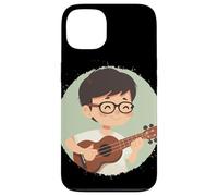 Ukulele Boy Graphic Cavaquinho Leçons de musique Coque pour iPhone 13