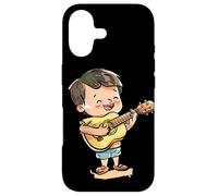 Ukulele Boy Graphic Hawaiian Music Coque pour iPhone 17