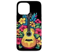Ukulele Comic Look Cavaquinho Leçons de musique Coque pour iPhone 13 Pro Max