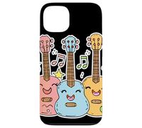 Ukulele Comic Style Cavaquinho Leçons de musique Coque pour iPhone 13