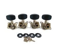 Ukulélé court acier Peg String Winder Set 2R 2L Tuning Pegs Machine Head Tuners pour 4 cordes Accessoires Pièces et accessoires