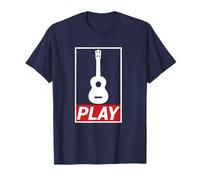 Ukulélé de Jeu - Design Blanc Rouge pour Joueurs d'ukulélé T-Shirt