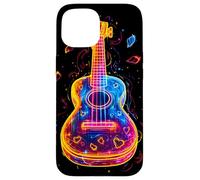 Ukulele des Couleurs des années 90 Ukulelist Coque pour iPhone 15