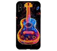 Ukulele des Couleurs des années 90 Ukulelist Coque pour iPhone XS Max