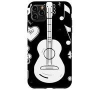 Ukulélé Dessin Instrument de Luth Coque pour iPhone 11 Pro Max