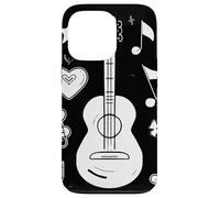 Ukulélé Dessin Instrument de Luth Coque pour iPhone 13 Pro