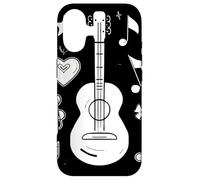 Ukulélé Dessin Instrument de Luth Coque pour iPhone 17