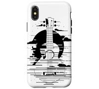 Ukulélé Dessin Timple Instrument à cordes Coque pour iPhone X/XS