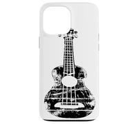 Ukulélé Dessin Timple Leçons de musique Coque pour iPhone 13 Pro Max