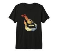 Ukulele Drawing Vintage Look Music Lessons T-Shirt Haut de Gamme