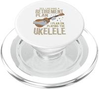 Ukulélé drôle Plan de Retraite Ukulélé Guitare Musicien PopSockets PopGrip pour MagSafe
