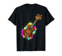 Ukulélé en Bois - Instrument de Musique Vibrant T-Shirt