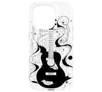 Ukulélé Esquisse Cavaquinho Leçons de musique Coque pour iPhone 15 Pro