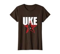 Ukulélé Étoile Guitare Uke Acoustique Hawaii Musicien T-Shirt, Femme, Marron, 3XL