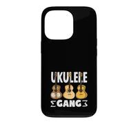 Ukulélé Gang Hawaiian Music Acoustic Guitar Player Band Coque pour iPhone 13 Pro