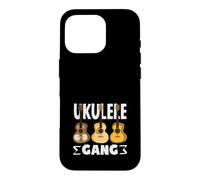 Ukulélé Gang Hawaiian Music Acoustic Guitar Player Band Coque pour iPhone 16 Pro