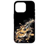 Ukulélé Graffiti Instrument de Luth Coque pour iPhone 16 Pro