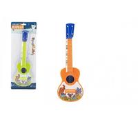 Ukulele/guitare en plastique 40cm avec médiator Animaux et leur groupe 2 couleurs