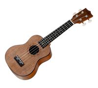 Ukulele Guitare Uke Pour Débutants 15 Frets Bois de Noix Naturel Manche Soprano