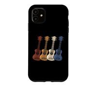 Ukulélé hawaïen de Style rétro Musique hawaïenne Uke Coque pour iPhone 11