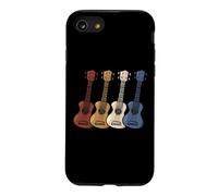 Ukulélé hawaïen de Style rétro Musique hawaïenne Uke Coque pour iPhone SE (2020) / 7/8