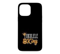 Ukulélé King Music Instrument Player Crown Coque pour iPhone 13 Pro Max