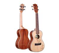 Ukulélé Kit Ukulélé Ténor En Épicéa Avec Instruments À Cordes Et Accessoires Professionnels(26 inch)