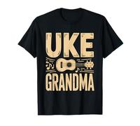 Ukulele Mamie Musicienne Uke Joueur De Senior T-Shirt