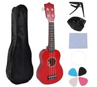 Ukulélé multifonction de 53,3 cm, guitare en bois, pratique pour l'école, les leçons de musique et les rassemblements, ukulélé portable pour débutants
