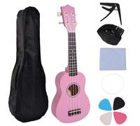 Ukulélé multifonction de 53,3 cm, guitare en bois, pratique pour l'école, les leçons de musique et les rassemblements, ukulélé portable pour débutants