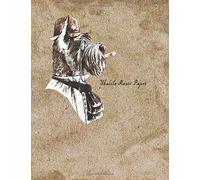 Ukulele Music Paper: Composition And Songwriting Ukulele Music Song With Chord Boxes And Lyric Lines Tab Blank Notebook Manuscript Paper Journal Workbook Sheet For Beginners Or Musician With Dog Love