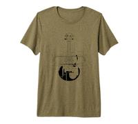 Ukulele One Line Drawing Ukulelist Hawaii T-Shirt Haut de Gamme