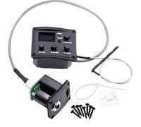 Ukulele Pickup 3 Band Preamp - LCD Screen Piezo Equalizer Acoustic Electric Violin Instruments | Abs Material with Tone Control Design, Built in Tuner System for Performance Practice Stage Adjustment