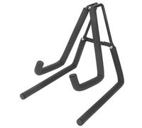 Ukulélé pliant Stand Heavy Duty Construction en métal non glissant Sponge Pad Floor Instrument Musical Affiche Rack de support pour banjo Mandoline violon guitare