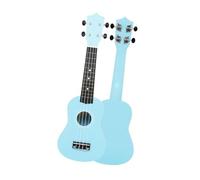 Ukulélé Portable 21 Pouces Instrument Pour Débutant Aigu Bleu Ukulélé Professionnel(Blue)