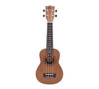 Ukulélé portable de 53,3 cm, 4 cordes en nylon, pour enfants, petite guitare, motif simple, ukulélé acoustique pour débutants