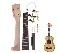 Ukulélé pour adultes, guitare pour , kit de manche de ukulélé, manuel d'assemblage de guitare, kit de construction de guitare ukulélé avec outils d'installation en bois et manuel d'assemblage