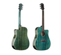 Ukulélé Pour Débutant Guitare Folk Électro Acoustique De 41 Pouces Bois Massif Poli Placage Complet Épicéa Acajou Tilleul Ukulélé