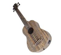 Ukulélé Pour Débutants Basse Électro Acoustique D'ukulélé De 30 Pouces Avec Le Mini Portatif De Finition Mate De Corde De L'EQ 4(M4 Bamboo)