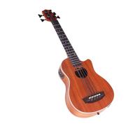 Ukulélé Pour Débutants Basse Électro Acoustique D'ukulélé De 30 Pouces Avec Le Mini Portatif De Finition Mate De Corde De L'EQ 4(M2 Sapele)