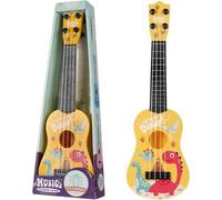 Ukulélé pour enfants style dessin animé 40, 6 cm, 4 cordes pour débutants, accordable, ergonomique, éducation précoce, guitare ABS pour enfants, cadeaux pour, motif dinosaure