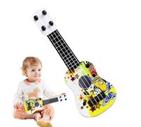 Ukulélé pour pour Filles - 4 Cordes Instrument de Musique éducative pour Les | Jouet ukulélé préscolaire débutant | Conception Anti-Collision Durable | Guitare Jouet d'apprentissage am
